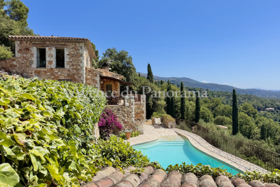 Maison à vendre piscine vue panoramique mer cannes 