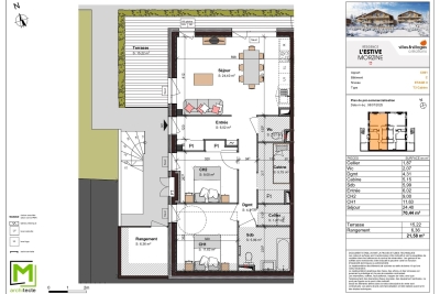 Appartement &agrave; vendre &agrave; MORZINE  - 4 pi&egrave;ces - 92 m&sup2; 
