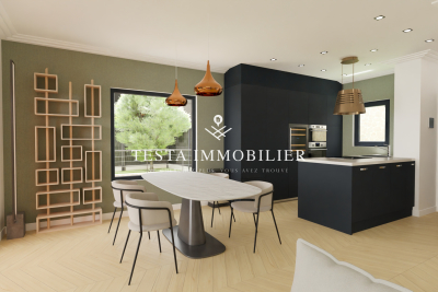 Appartement à vendre piscine jardin vue mer climatisation 