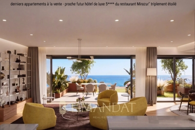 Appartement à vendre jardin vue mer menton