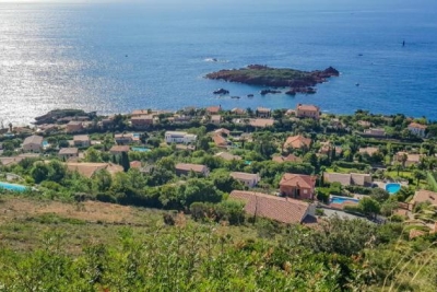 terrain à vendre piscine vue panoramique mer cannes 