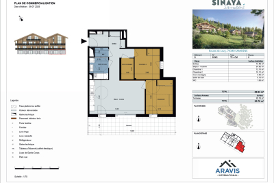 Appartement &agrave; vendre &agrave; SAMOËNS  - 3 pi&egrave;ces - 69 m&sup2; 