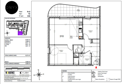 Appartement &agrave; vendre &agrave; AGDE Cazouls-d'Hérault - 3 pi&egrave;ces - 63 m&sup2; 