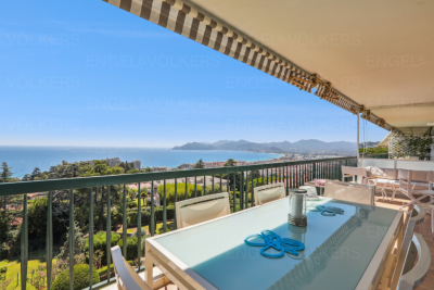 Appartement à vendre piscine vue panoramique mer cannes 