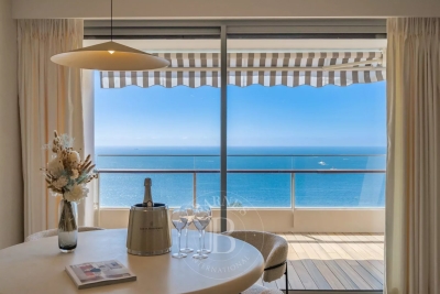 Appartement à vendre piscine vue panoramique mer cannes 