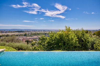 Maison à vendre piscine vue panoramique mer cannes 