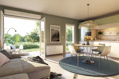 Appartement à vendre à LA SEYNE-SUR-MER Les Borrels La Sauvebonne - 2 pièces - 45 m² 