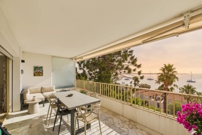 Appartement à vendre piscine vue panoramique mer cannes