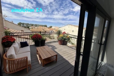 House for sale in VILLENEUVE-LÈS-BÉZIERS  - 3 rooms - 54 m² 