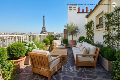 Appartement &agrave; vendre duplex paris 16eme 
