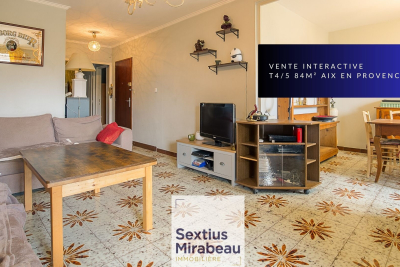 Appartement à vendre à AIX-EN-PROVENCE Sainte-Madeleine - 4 pièces - 84 m² 
