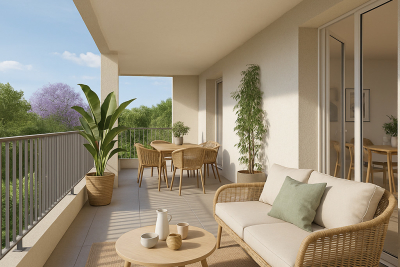 Appartement à vendre à MARSEILLE 10EME Sainte-Madeleine - 3 pièces - 80 m² 