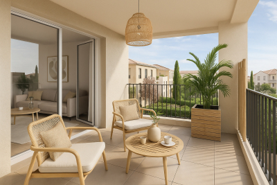 Appartement à vendre à MARSEILLE 10EME Sainte-Madeleine - 3 pièces - 60 m² 