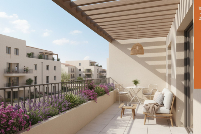 Appartement à vendre à MARSEILLE 10EME Sainte-Madeleine - 3 pièces - 70 m² 