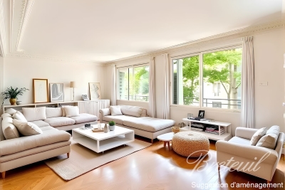 Appartement à vendre à PARIS 16EME Javel 4 - 5 pièces - 107 m² 