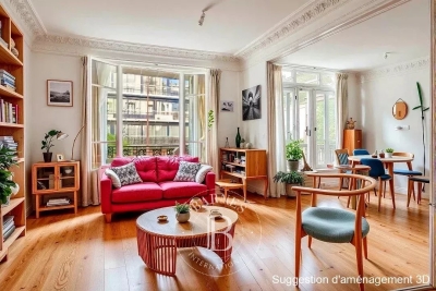 Appartement à vendre à PARIS 16EME Parc de Montsouris 3 - 3 pièces - 93 m² 