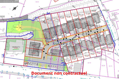 terrain à vendre maison de village gignac