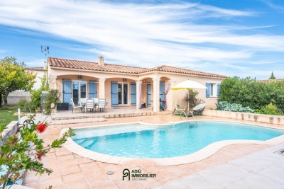 Maison à vendre belle vue piscine gard 