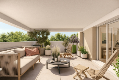 Appartement à vendre à VITROLLES Les Comtes-Eydalin - 4 pièces - 90 m² 