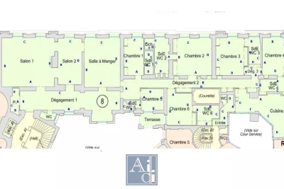 Appartement à vendre à PARIS 16EME Plaisance - 10 pièces - 444 m² 