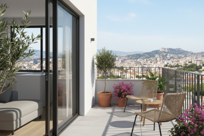 Appartement à vendre à MARSEILLE 8EME Longuillar - 2 pièces - 40 m² 