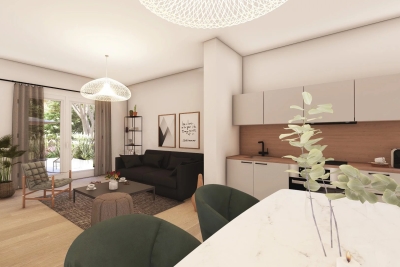 Appartement à vendre à CANNES Andon - 2 pièces - 29 m² 