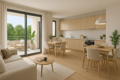 Appartement à vendre à AIX-EN-PROVENCE Les Reformes - 3 pièces - 66 m² 