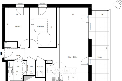 Appartement à vendre à ST-ALBAN-LEYSSE  - 3 pièces - 66 m² 