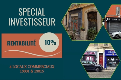 Commerce à vendre à MARSEILLE 15EME Le Planet-Bonjour-Collet Rouge - 4 pièces - 228 m² 