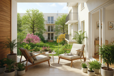 Appartement à vendre lumineux parking aix en provence