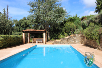 Maison &agrave; vendre piscine jardin vue mer londe maures 