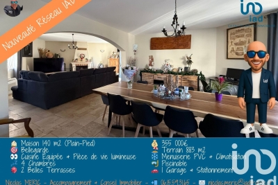 Maison à vendre à BELLEGARDE  - 5 pièces - 140 m² 