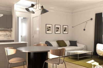 Appartement à vendre à TOULOUSE Paul Sabatier - 3 pièces - 57 m² 