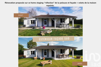 Maison à vendre à COUTRAS  - 5 pièces - 90 m² 