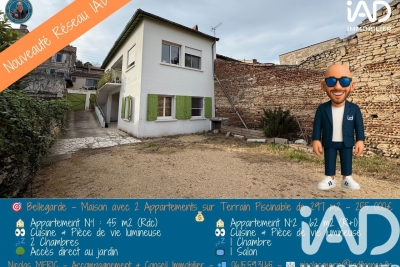 Maison à vendre à BELLEGARDE  - 6 pièces - 107 m² 