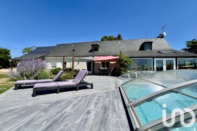 Maison à vendre à ST NICOLAS DE BOURGUEIL  - 7 pièces - 204 m² 