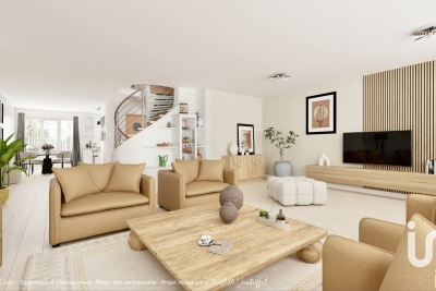 Appartement à vendre à PARIS 20EME Belleville - 6 pièces - 179 m² 