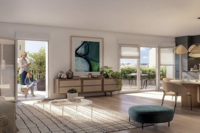 Appartement à vendre à ANGERS Baumette (Zone Naturelle) - 3 pièces - 63 m² 