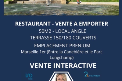 Commerce à vendre à MARSEILLE 1ER   - 50 m² 