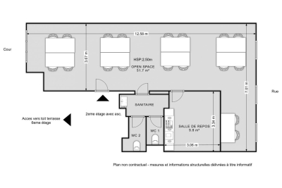 Bien à louer à PARIS 11EME Folie Mericourt 11  - 70 m² 