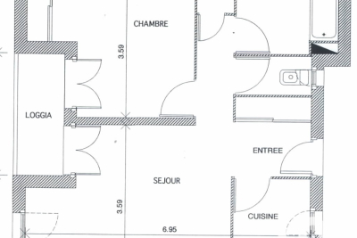 Appartement à vendre à MONTPELLIER  - 2 pièces - 46 m² 