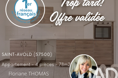 Appartement à vendre à ST AVOLD  - 4 pièces - 78 m² 