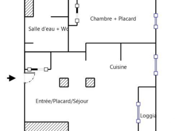 Appartement à vendre à NICE Cernuschi - 2 pièces - 46 m² 
