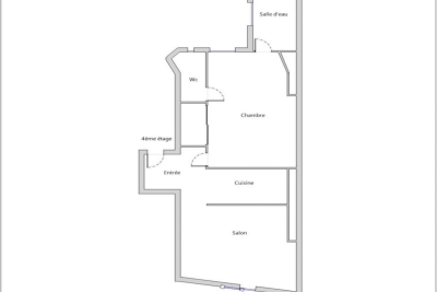 Appartement à louer à PARIS 16EME Folie Mericourt - 2 pièces - 38 m² 