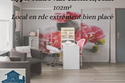 Commerce à vendre à CARRIERES SUR SEINE   - 102 m² 