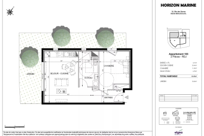 Appartement &agrave; vendre &agrave; BEAUSOLEIL Centre - 2 pi&egrave;ces - 43 m&sup2; 