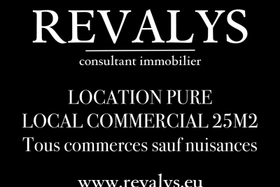 Commerce à louer à NICE   - 25 m² 