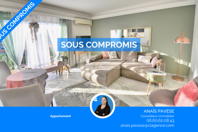 Apartment for sale in LE CANNET  - 2 rooms - 46 m&sup2; 