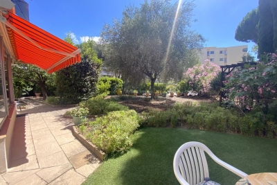 Appartement à vendre rez jardin st raphael 