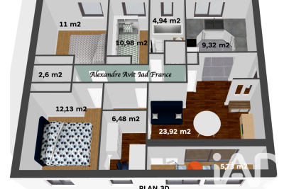 Appartement à vendre à ST-HERBLAIN  - 5 pièces - 93 m² 